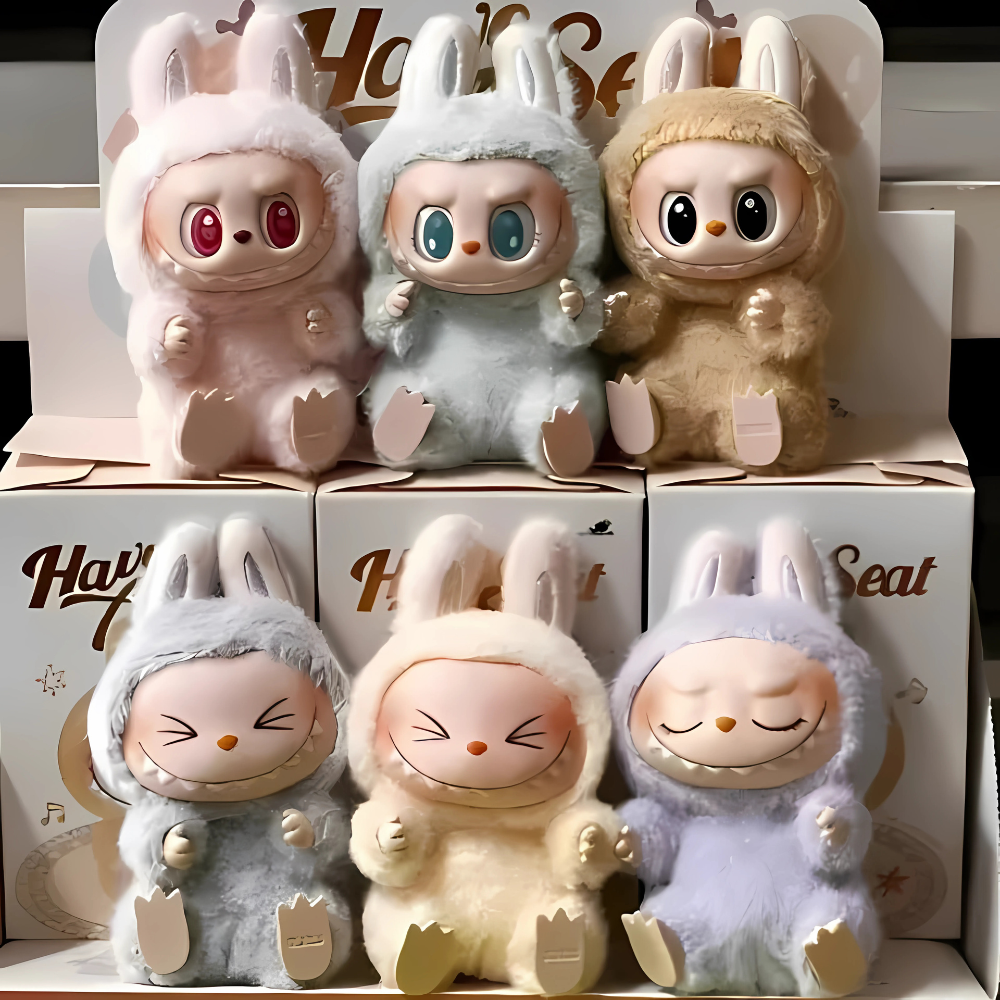 Labubu Collectible Figures - Big Into Energy, Exciting Macaron & Have A Seat Series