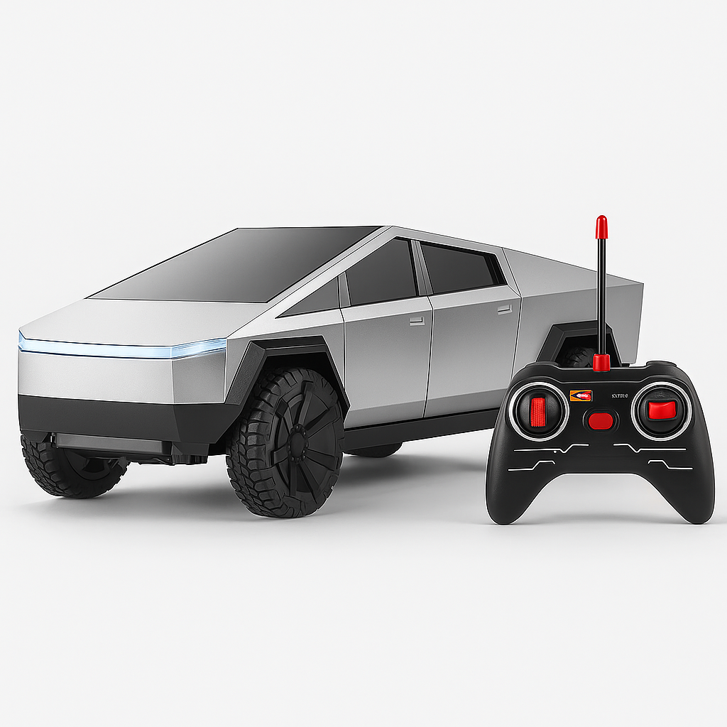 Tesla CyberTruck Remote Control Alloy Car Toy - 1:14 Scale Electric Vehicle Model for Kids & Adults, Perfect for Indoor & Outdoor Play