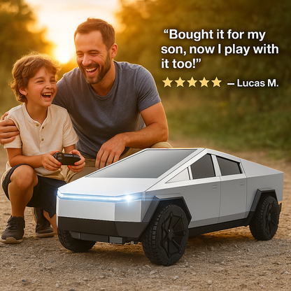 Tesla CyberTruck Remote Control Alloy Car Toy - 1:14 Scale Electric Vehicle Model for Kids & Adults, Perfect for Indoor & Outdoor Play