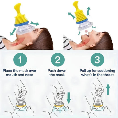Anti-Choking Rescue Device for Adult and Child Non Invasive First Aid
